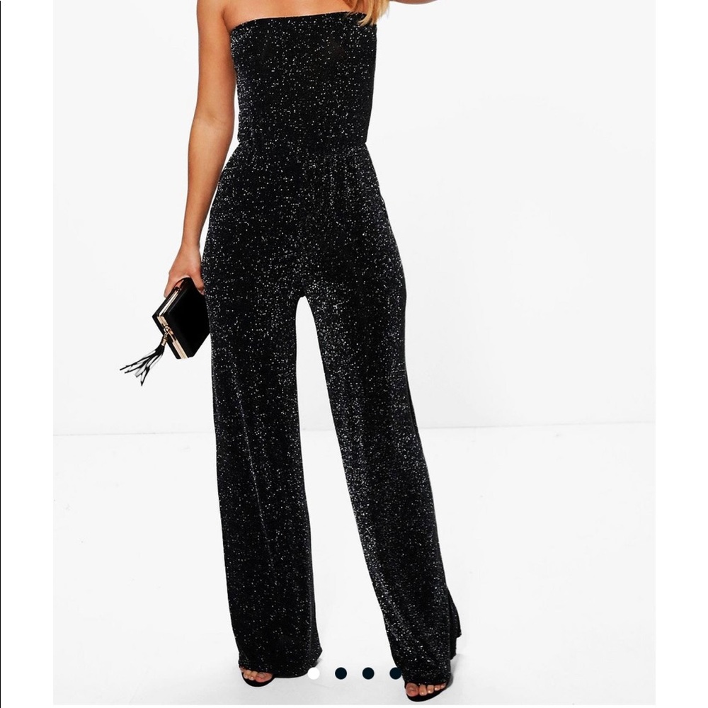 Glistening Wideleg Jumpsuit
